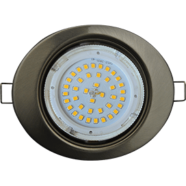 Ecola GX53 FT3238 светильник встр. без рефлектора Эллипс сатин-хром 41x126x106