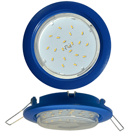 Ecola GX53 5355 Встраиваемый Легкий Синий (светильник) 25x106