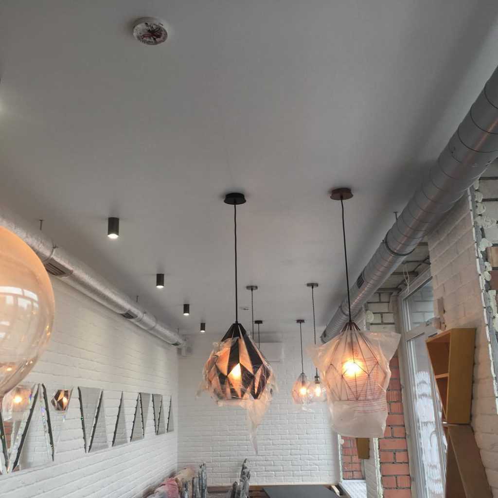 Натяжные потолки для коммерческих помещений, для кафе, офисов: фото работы компании ЭкоLife - 4