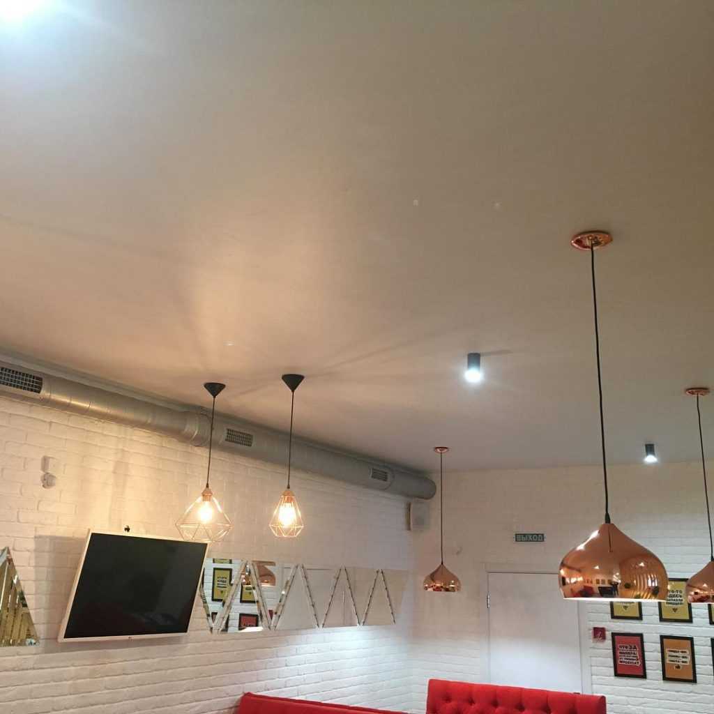 Натяжные потолки для коммерческих помещений, для кафе, офисов: фото работы компании ЭкоLife - 5